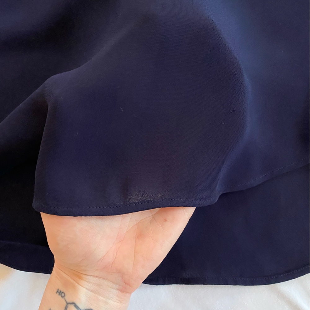 j.crew blouse • size small • navy blue